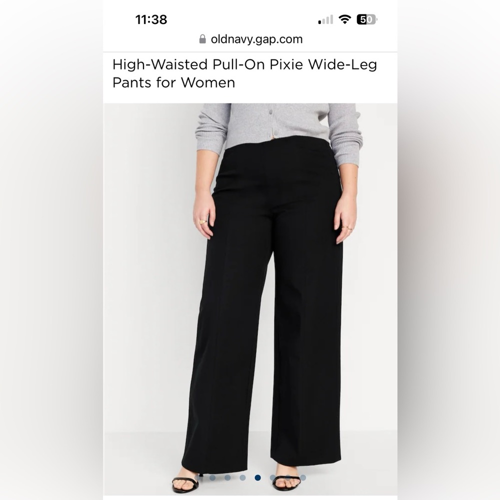 Wide leg pants